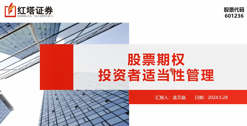 股票期权经纪业务系列培训